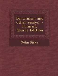 Front cover_Darwinism and other essays  - Primary Source Edition