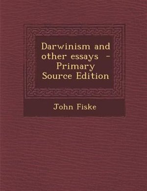 Front cover_Darwinism and other essays  - Primary Source Edition