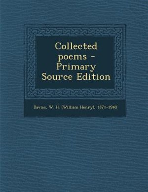 Front cover_Collected poems - Primary Source Edition