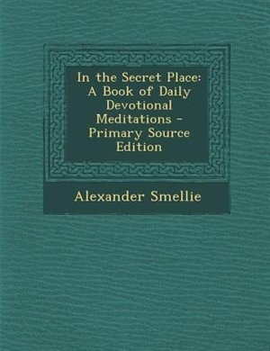 Front cover_In the Secret Place