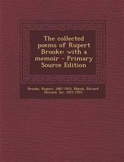 Front cover_The collected poems of Rupert Brooke