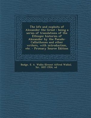 Front cover_The life and exploits of Alexander the Great