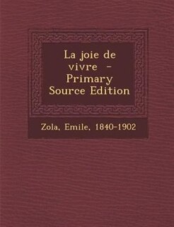 Couverture_La joie de vivre