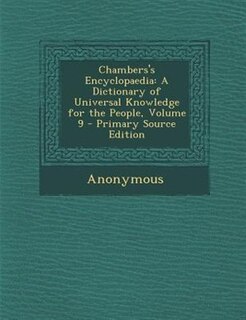 Couverture_Chambers's Encyclopaedia