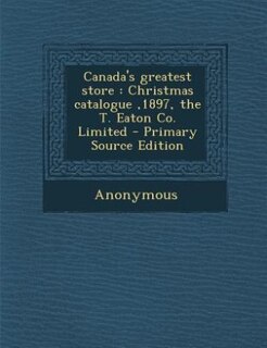 Front cover_Canada's greatest store