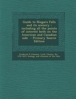 Front cover_Guide to Niagara Falls and its scenery