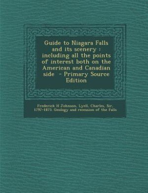 Front cover_Guide to Niagara Falls and its scenery