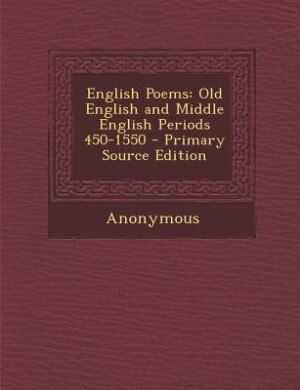 Couverture_English Poems