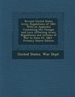 Couverture_Revised United States Army Regulations of 1861