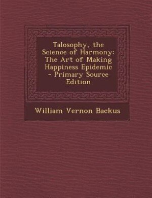 Front cover_Talosophy, the Science of Harmony