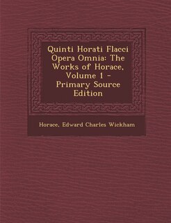 Couverture_Quinti Horati Flacci Opera Omnia