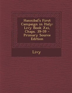 Front cover_Hannibal's First Campaign in Italy