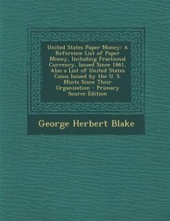 Front cover_United States Paper Money