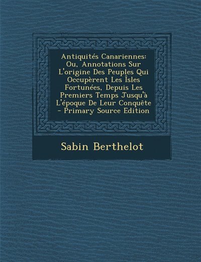 Couverture_Antiquités Canariennes