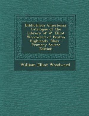 Front cover_Bibliotheca Americana