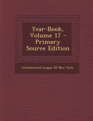 Couverture_Year-Book, Volume 17 - Primary Source Edition