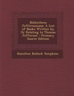 Couverture_Bibliotheca Jeffersoniana