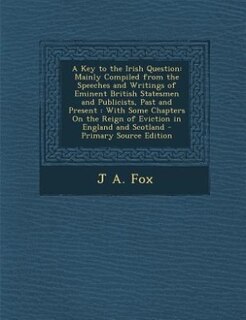 Front cover_A Key to the Irish Question