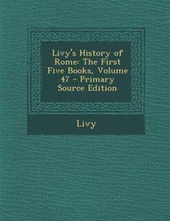 Couverture_Livy's History of Rome