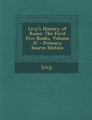 Couverture_Livy's History of Rome