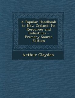 Front cover_A Popular Handbook to New Zealand