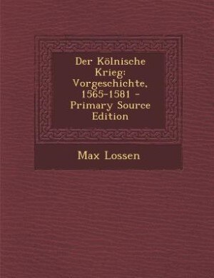 Front cover_Der Kölnische Krieg
