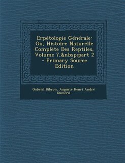 Front cover_Erpétologie Générale