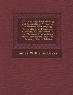 Front cover_20Th Century Bookkeeping and Accounting