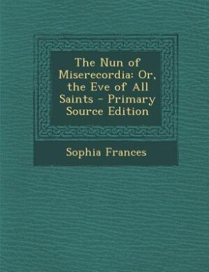 Front cover_The Nun of Miserecordia