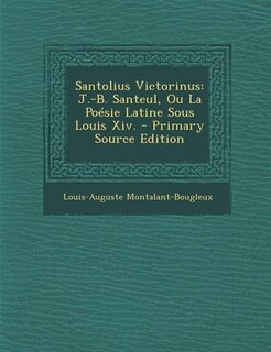Couverture_Santolius Victorinus