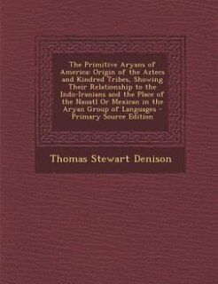 Front cover_The Primitive Aryans of America