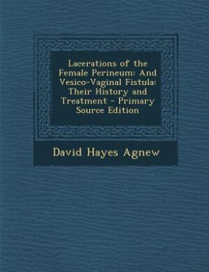 Couverture_Lacerations of the Female Perineum