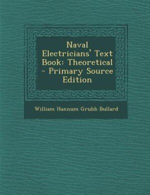 Front cover_Naval Electricians' Text Book