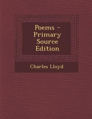 Poems - Primary Source Edition