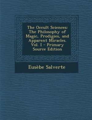 Front cover_The Occult Sciences
