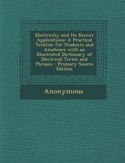 Couverture_Electricity and Its Recent Applications
