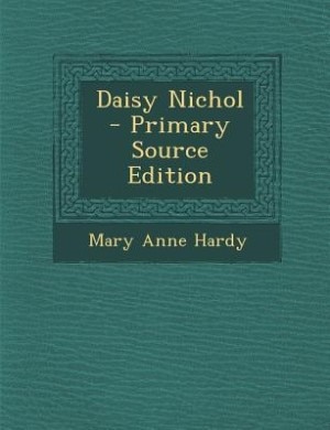 Couverture_Daisy Nichol - Primary Source Edition