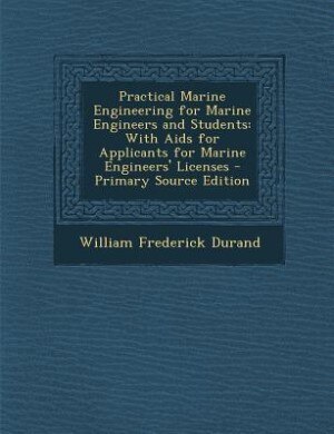 Front cover_Practical Marine Engineering for Marine Engineers and Students