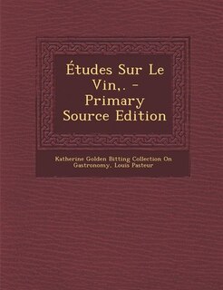 Front cover_Études Sur Le Vin,. - Primary Source Edition