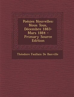 Front cover_Poésies Nouvelles
