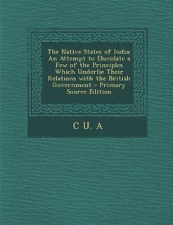 Couverture_The Native States of India