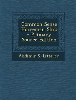 Couverture_Common Sense Horseman Ship