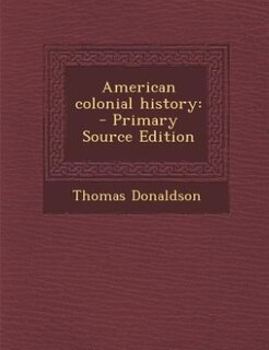 Front cover_American colonial history