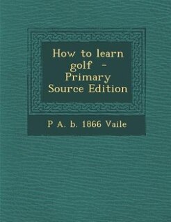 Couverture_How to learn golf