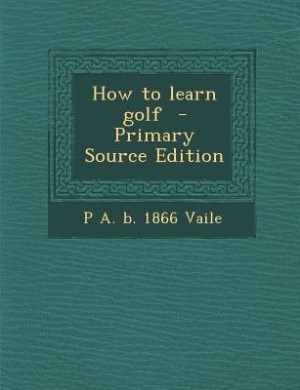 Couverture_How to learn golf