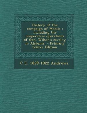 Couverture_History of the campaign of Mobile