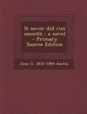 Couverture_It never did run smooth