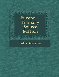 Front cover_Europe  - Primary Source Edition