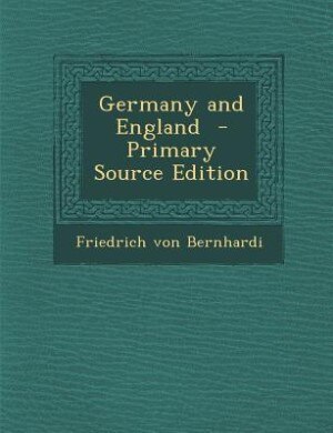 Front cover_Germany and England  - Primary Source Edition
