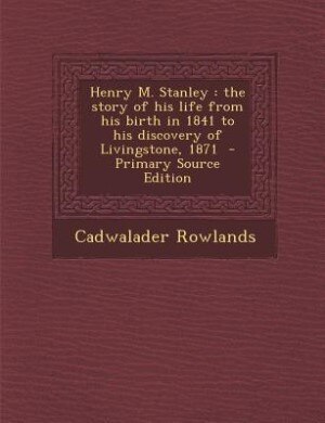 Front cover_Henry M. Stanley